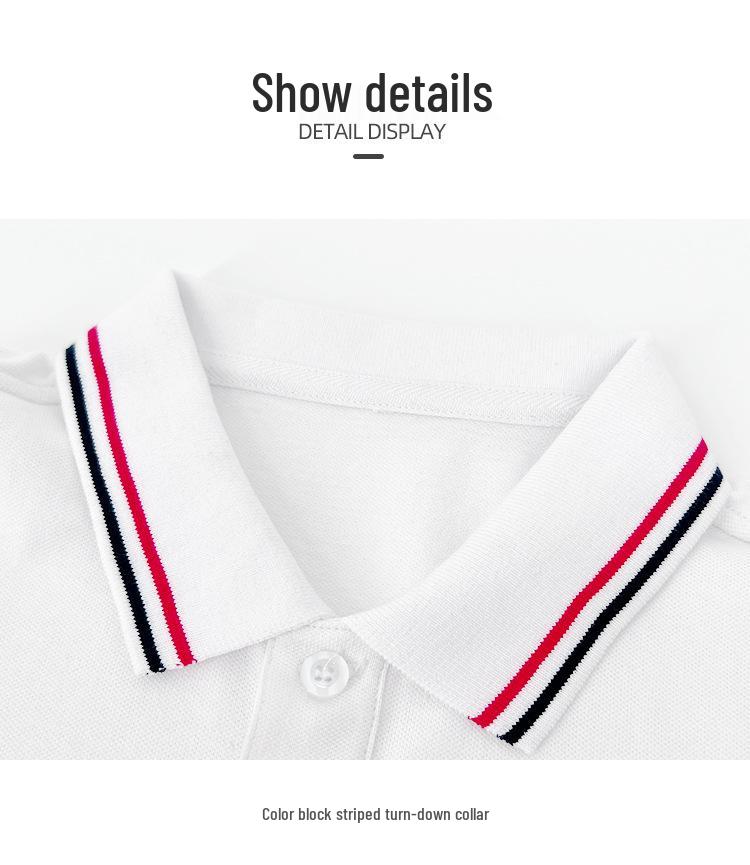 Kids' British Style School Uniform Polo Shirt - Cotton, Short Sleeve, Unisex, for Primary and Secondary Students