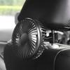 Adjustable Dual Head 12V/24V Rear Seat Car Fan – High Power Wind