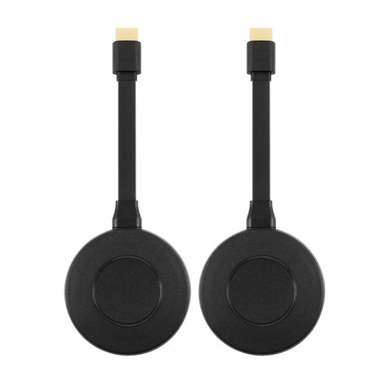 Wireless High-speed Transmitter & Receiver 4K/1080P 60Hz Dual-Mode Screen Mirroring Extender for Laptop PC Phone TV Plug-in-Play Display Adapter