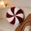 Snowflake Candy Embroidery Christmas Pillow - Creative Irregular Sofa Cushion