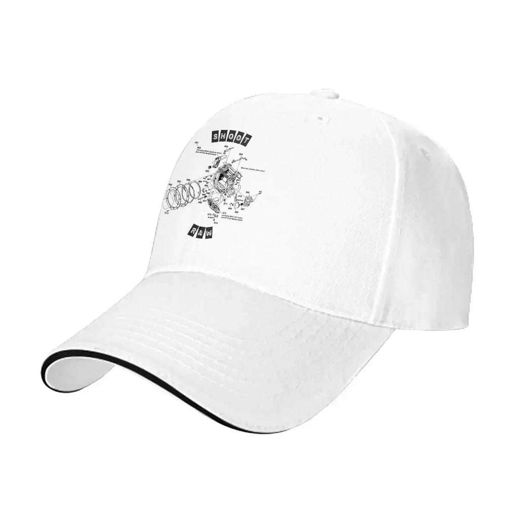 Shoot Raw Baseball Cap Men Hats Women Visor Protection Snapback Photographer Camera Patent Caps