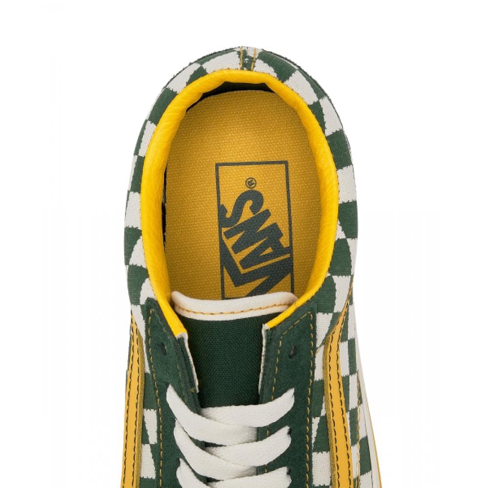 スニーカー ^VANS^ Rarebus Old School Asia Artist Collection Green Yello Vans Rare Bus Old School Asia Artist Collection Green Yellow