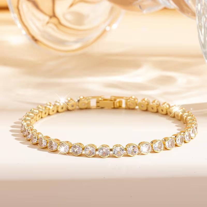 Light Luxury Dopamine Color Zircon Bracelet