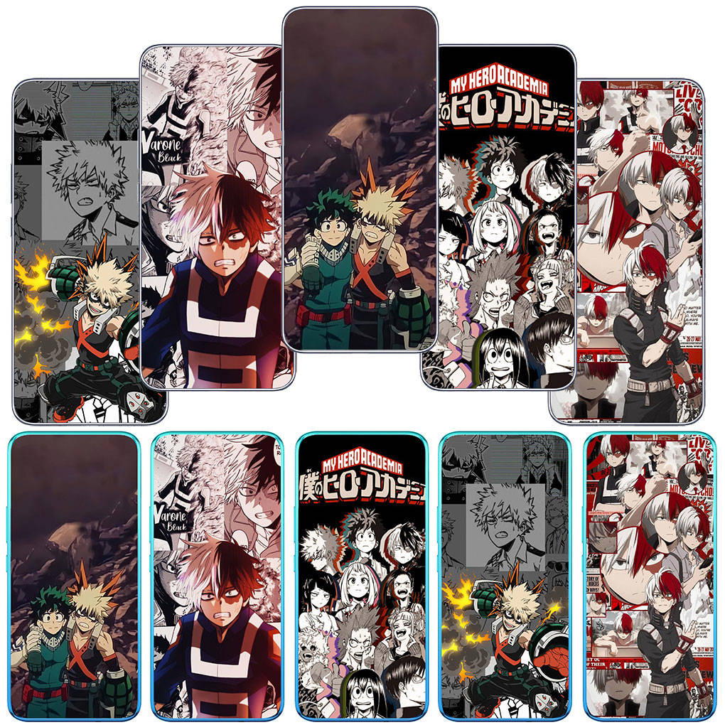 

Чехол для Motorola Moto Edge 40 30 neo G54 G24 G84 iPhone 15 14 Xiaomi Redmi Note 13 12 Samsung GalaxyTodoroki Shoto My Hero Academia Midoriya Izuku