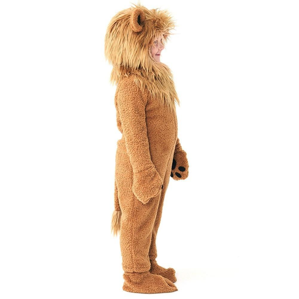 Kids Lion Cub Costume Halloween Cosplay Outfit School Stage Play Performance Fierce Wild Animal Themed Fun Look