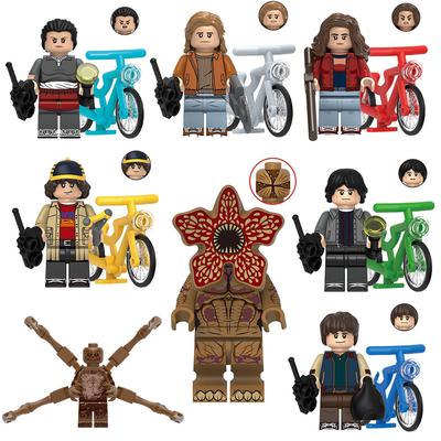Stranger The Horrible Movie Dustin Mike Vecna Will Eleven Demogorgon Model Figure Blocks Building Bricks Playthings Designed For Children