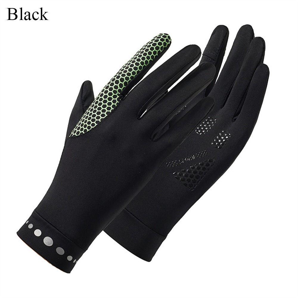 Thin Sunscreen Gloves Elastic Cycling Driving Gloves Fashion Sun Protection Gloves  Running Sports