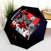 1 PC Automatic Folding Umbrella - CR7 Pattern, Portable & Foldable Design with 8 Ribs, Christmas Birthday Gifts
