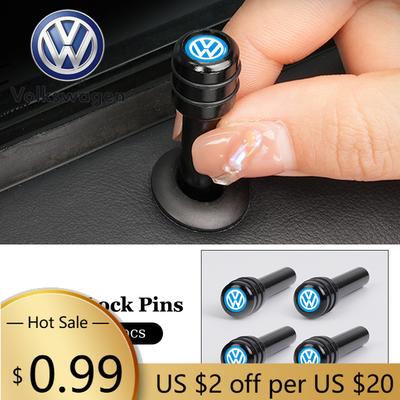 Pro VOLKSWAGEN VW 2/4ks Kolíky zámku dveří auta Univerzální kryt taháku zámku vnitřních dveří Pro Volkswagen VW Golf 4 6 7 Tiguan Pass