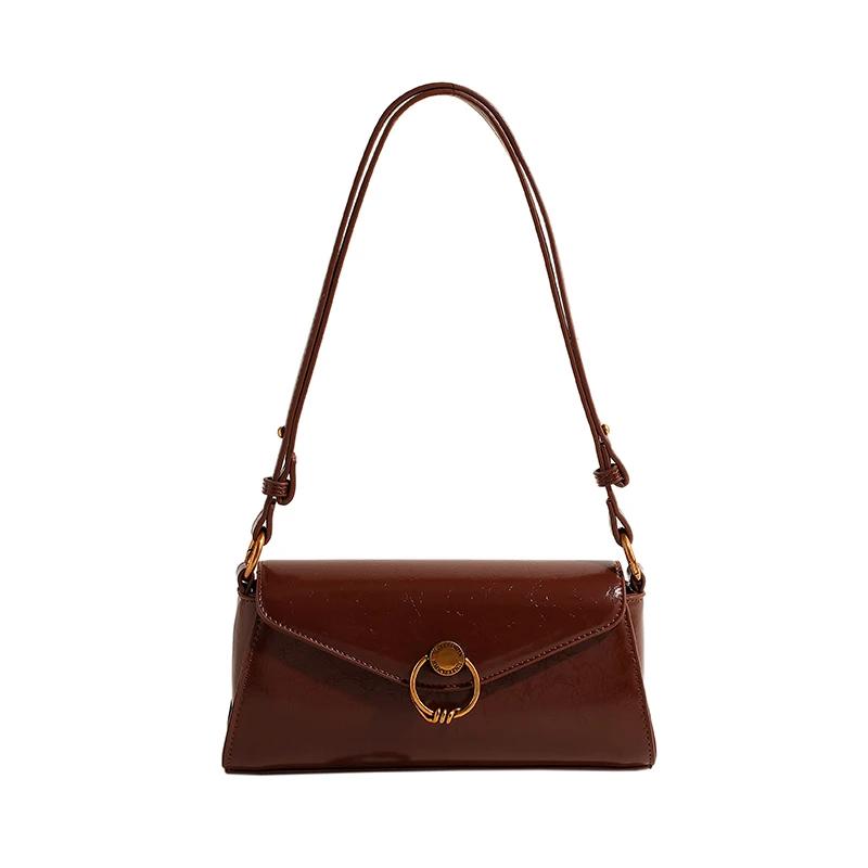 

Женская сумка Baguette из ПУ, внутреннее отделение, верхняя ручка, мягкий внутренний карман на молнии, высокое качество, прочный