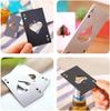 Black White Creative Stainless Steel Bottle Opener Poker Ace of Spades Pocket Card Wine Beer Soda Cap Decapper Kitchen Tools