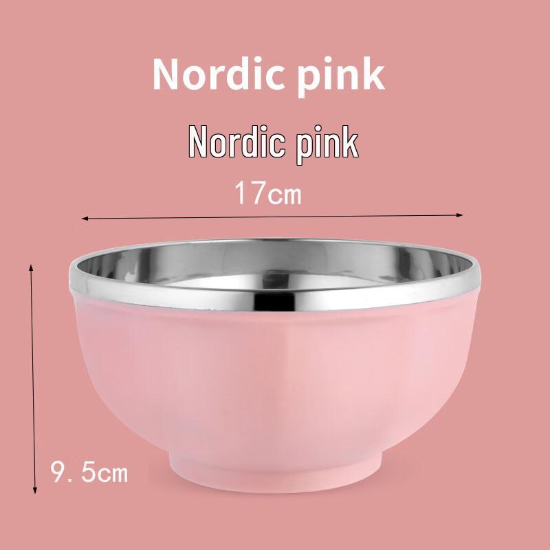 abay Stainless Steel Double-Layer Insulated Rice Bowl