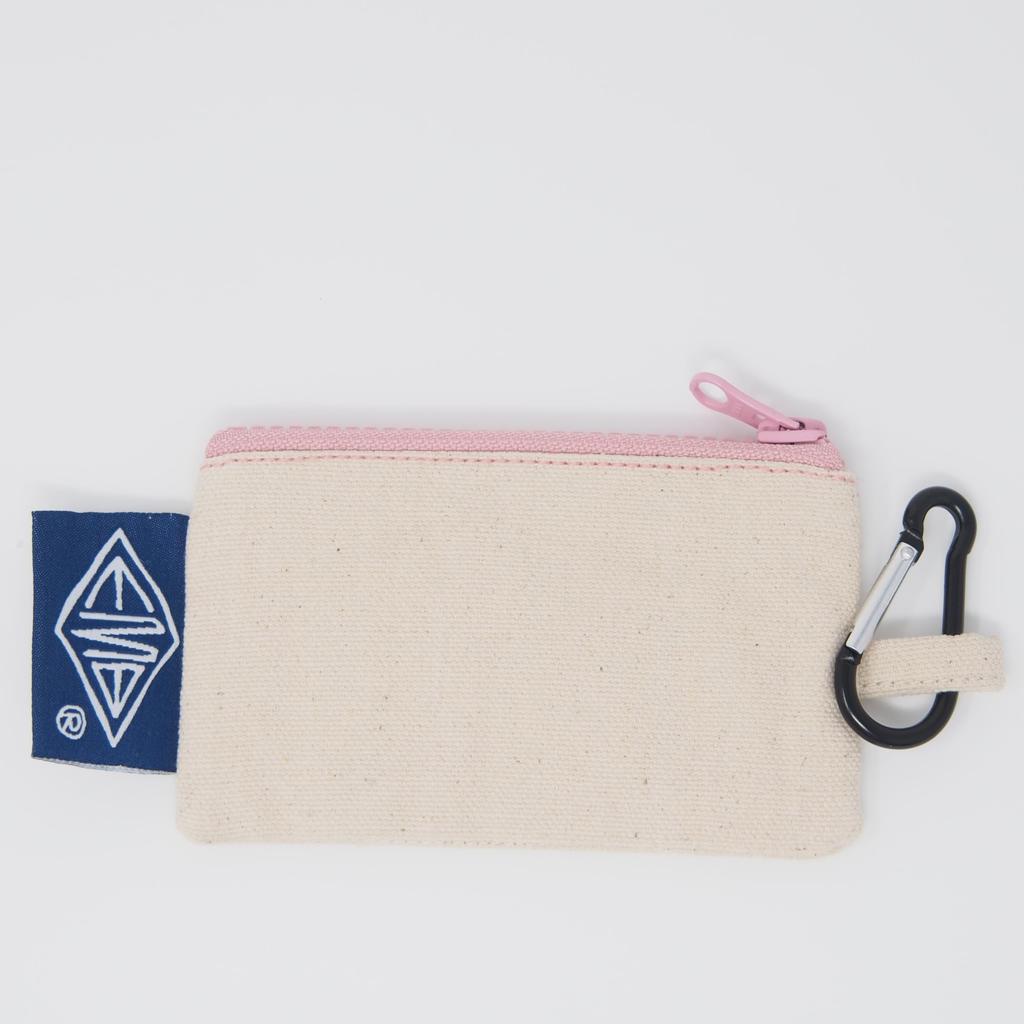 Pickles the Frog Embroidered Carabiner Mini Pouch