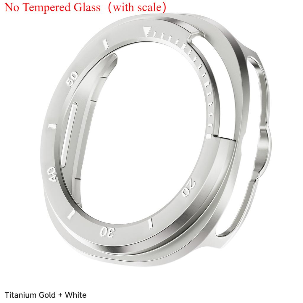 Protector Case For Samsung Galaxy Watch 8 Classic PC Hollowed Cover Protective Bumper Shell Tempered Glass Screen Accessories