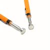 1 Piece of Magnet Picking Tool Orange, Anti Slip Grip, Extendable Handle, Suitable for Car Maintenance and Metal Recycling