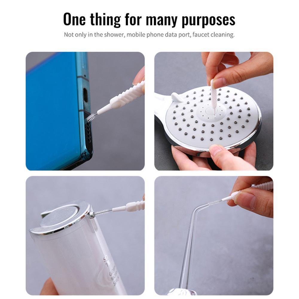 1set  Shower Head Cleaning Brush  Anti-clogging Small Brush Pore Gap Cleaning Brush  Micro Nylon Brush Toilet Accessories
