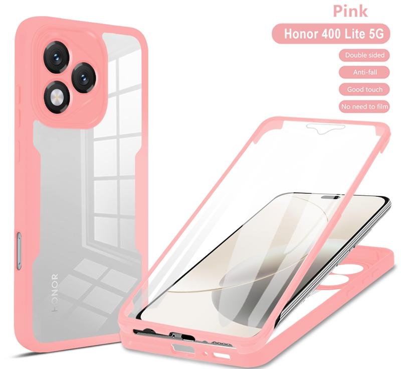 For Honor 400 Lite 5G 360 Full Body Screen Protector Transparent Case For Honor 400 Pro 5G 400 Shockproof Phone Cover