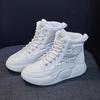 Factory velvet high-top snow boots women's 2025 winter new velvet ins Korean version warm casual cotton shoes