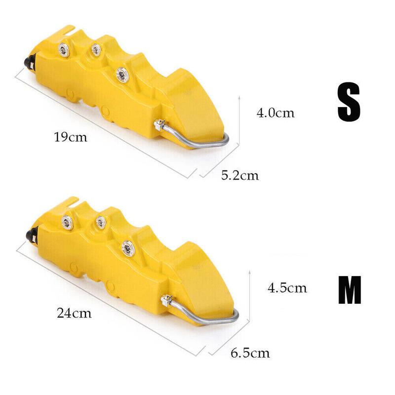 Kit De 1 Cache-étrier De Frein Universel - Style Voiture - Taille S - Neuf