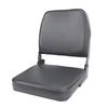 Folding Boat Seat Low Back Boat Chair Comfortable Padded Pontoon Boat Seat with Backrest