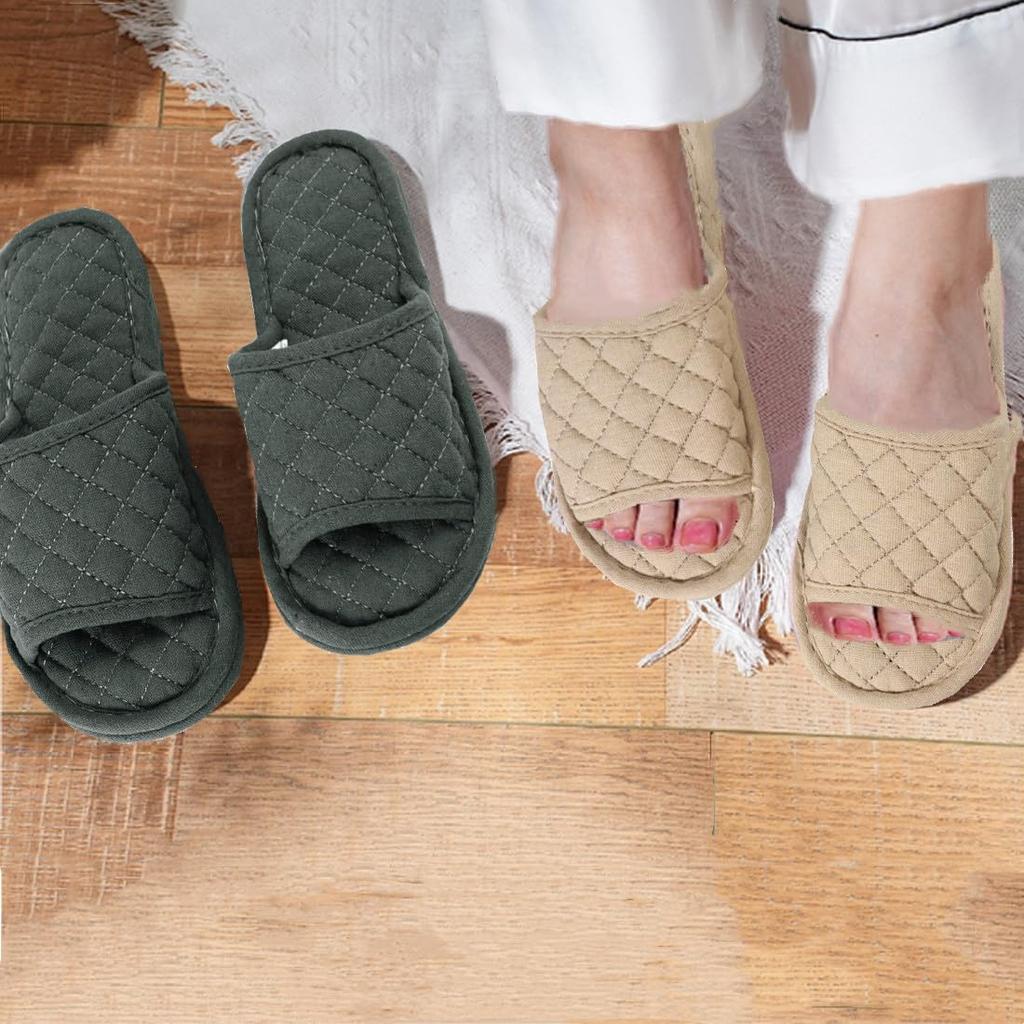 Einweg-Hausschuhe für Herren, atmungsaktive Tatami-Dicke Sohle, perfekt für Schule, Geschäft, Katastrophenfall und Größe M [XGOPTS] Paar-Hausschuhe,