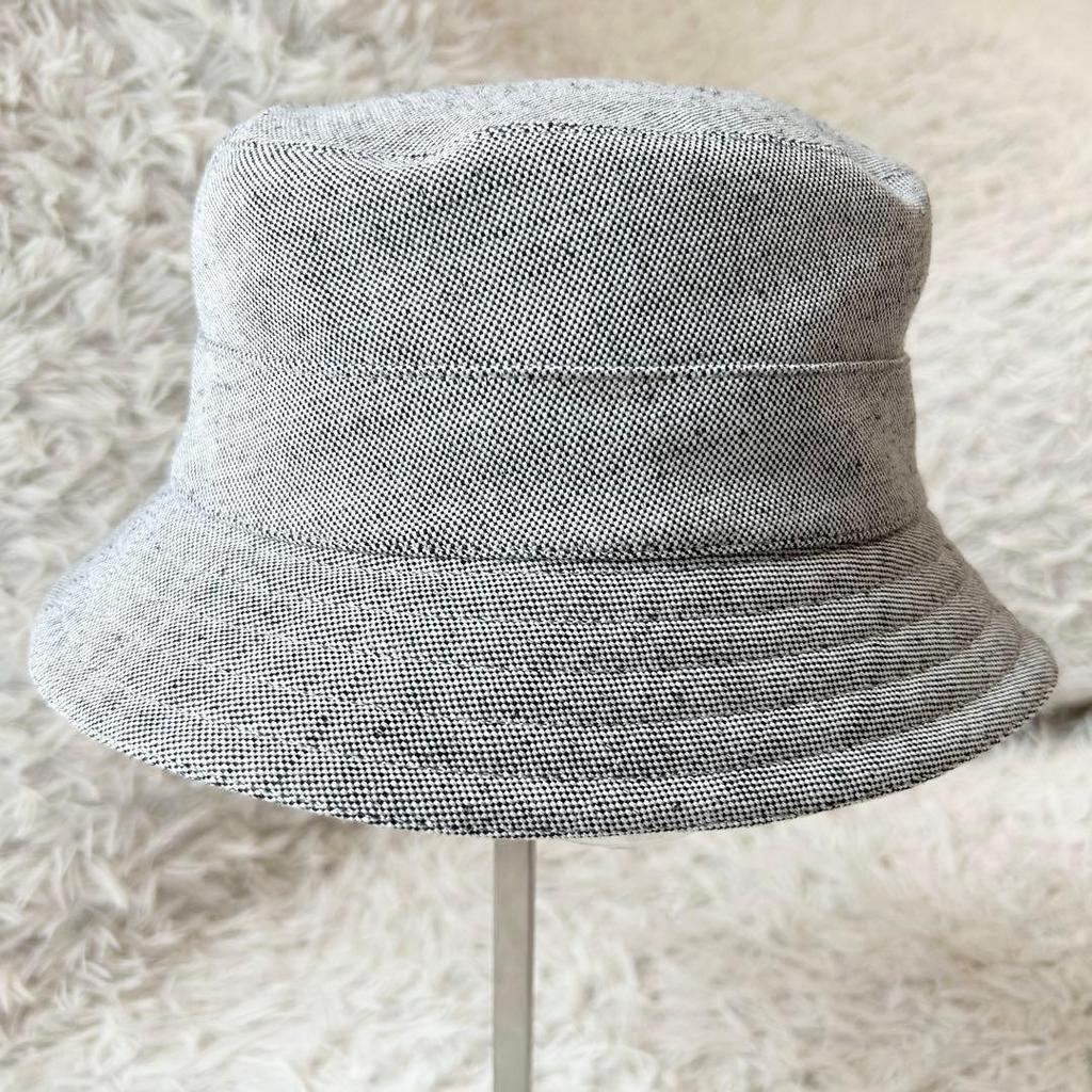 Used 24SSHERMES Fred Sangle H Bucket Hat Linen X Cotton
