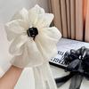 Vintage Mesh Bow Hair Claw 1Pcs Sparkle Rhinestone Design Clip for Women Elegant Birthday Parties