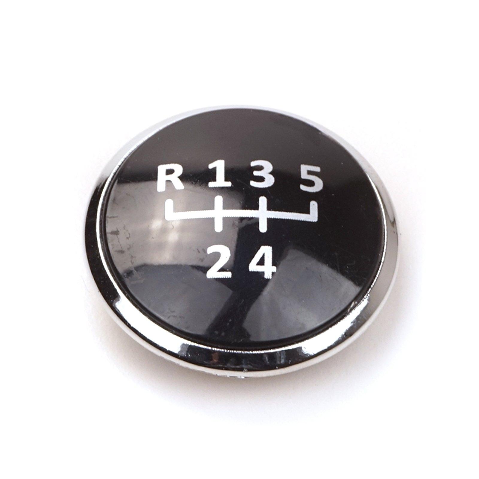 

ESC Auto Parts EDP580 5-ступінчаста ручка перемикання передач, емблема, кришка, змінна наклейка, декоративний значок для VW Seat. Швидка доставка з Туреччини