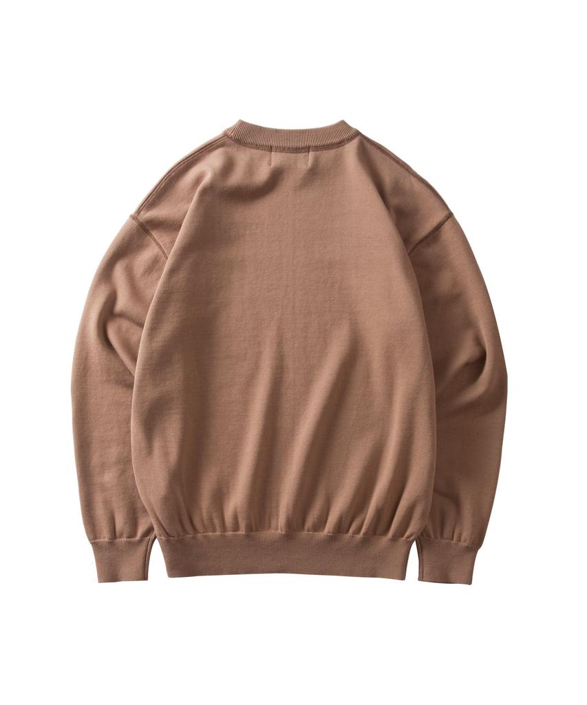 Digeule Mayfair Cotton Rib Crewneck Knit Camel
