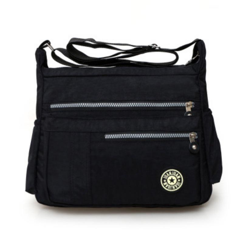 New Nylon Fabric Bag Women Shoulder Crossbody Bag Korean Casual Large Capacity Multi-Pocket Mom Bag