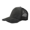 Ripped Fashion Denim Baseball Hat With Breathability Design For Casual Use Daily