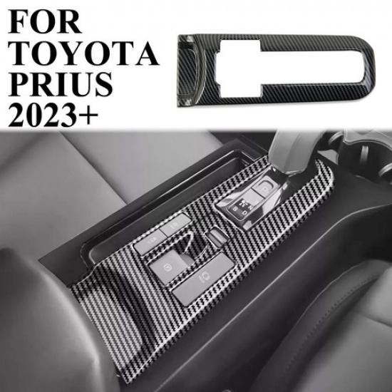 Kohlefaser-Stil Mittelkonsole Schalthebel Panel Abdeckung Zierleiste für Toyota Prius