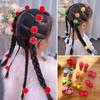 10 STÜCKE Neue Hübsche Weiche Rose Mädchen Elastische Haarbänder Haaraccessoires Kinder Haargummis Baby Kopfschmuck