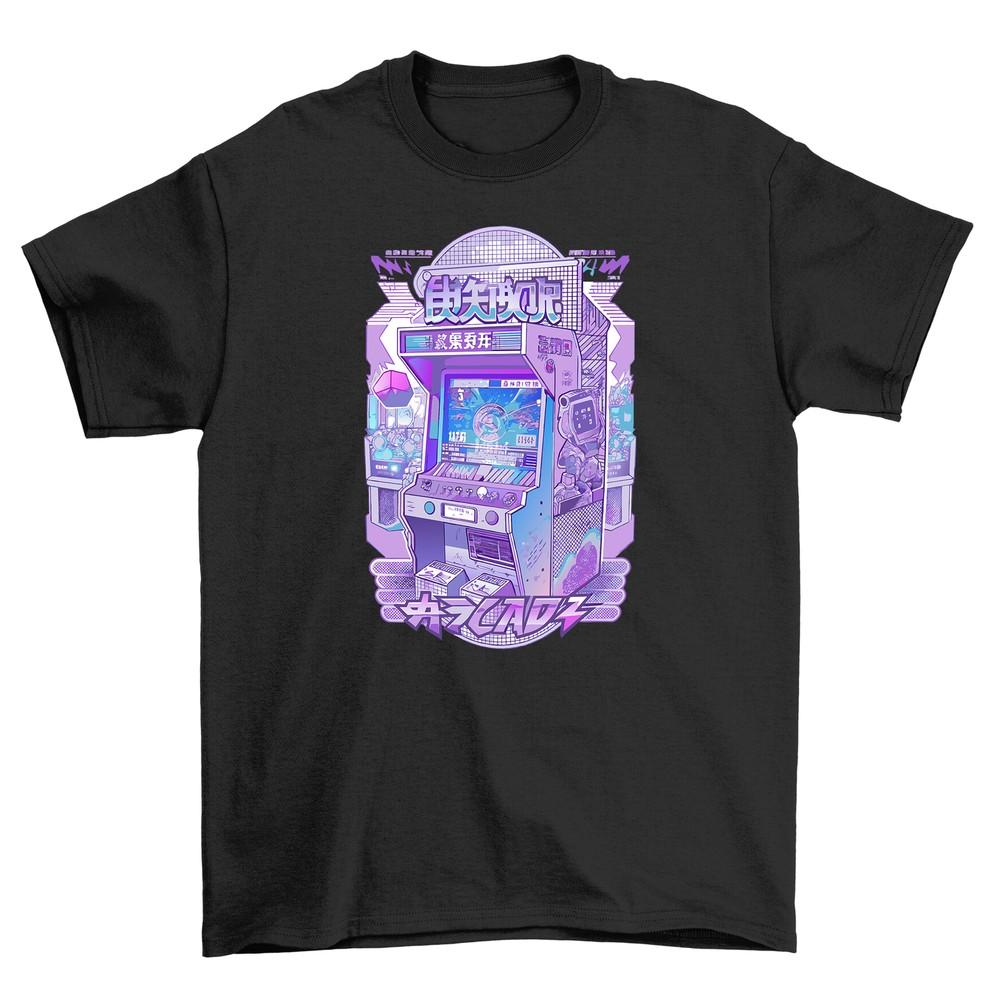 Arcade Anime Tokio T-shirt - Level Up Your Style! Funny and Retro Design, Unisex