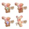 Girls Plush Rabbit Hair Clip Cute BBClip Cartoon Hairpin Women Hair Style Accessory for Side Hair Korean-Style Headdress