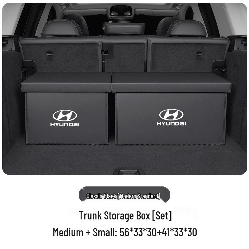 Hyundai Car Trunk Storage Box for ix35, Langdong, ix25, Elantra, Mingtu, and Tucson Models.