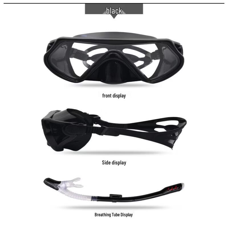 Full Dry Snorkel Mask & Goggles Set
