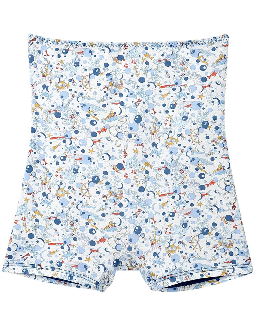 

Unnanacool Boy-Length Shorts with Haramaki, Made with Liberty Fabric, LF3050, Size L