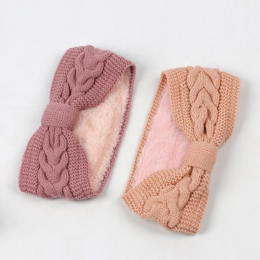 Knitted Crochet Turban Thicken Ear Warmer Winter Women Headbands  Girls Hair Band