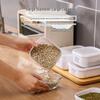 Large Capacity Food Storage Box - Fresh-Keeping Plastic Jar for Fruits, Vegetables, and Lunch Portions