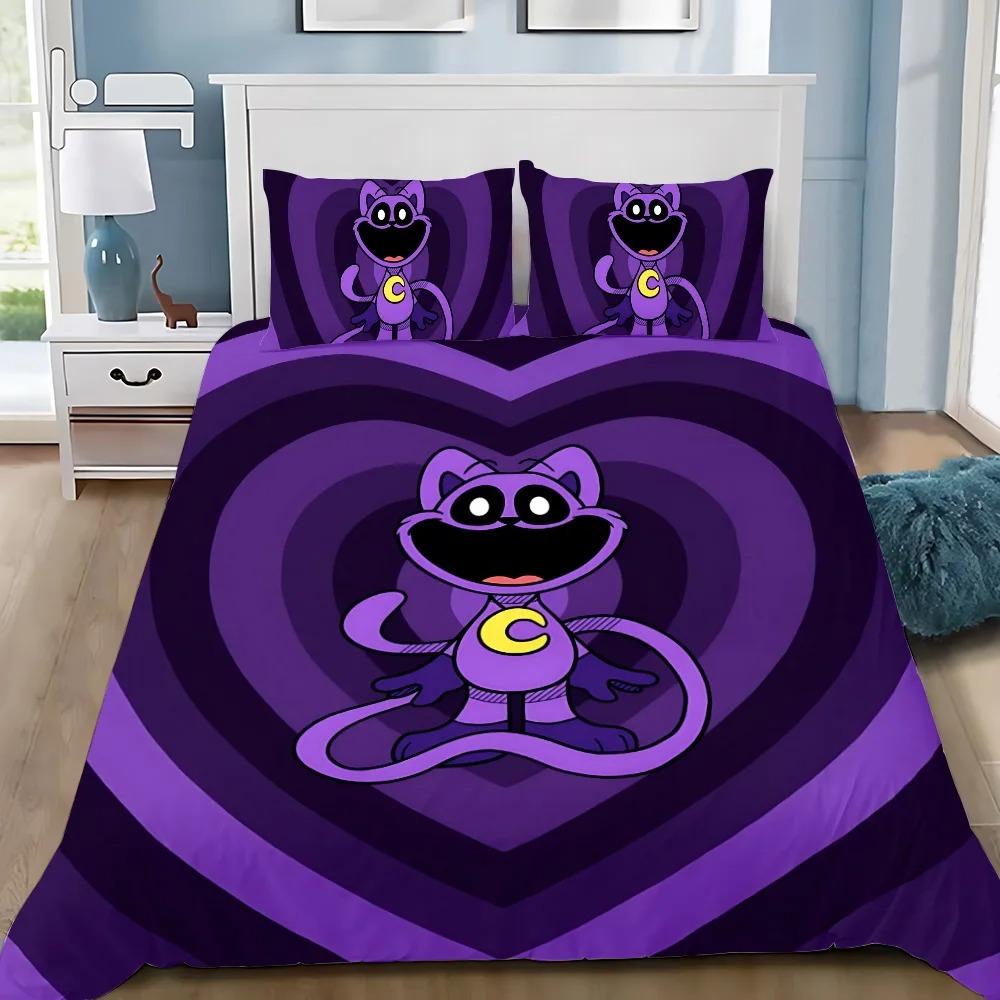 Amine Smilings Critters Duvet Cover Pillowcase Bedding Set Boy Girl Bedroom Decoration Children Gift Single Double Large Size