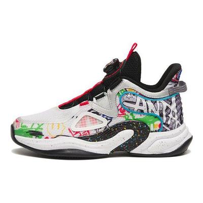 Kids Cement Nemesis Non-Slip Shock Absorbing Wear-Resistant Mid-Top Basketball Shoes Kids Basketball Shoes 312241119-5
