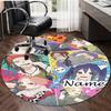 Personalized F-Fairy Tail Round Chair Office Rug - Perfect for Mat, Office Chair & More - Ideal Gift for Birthdays and Holidays