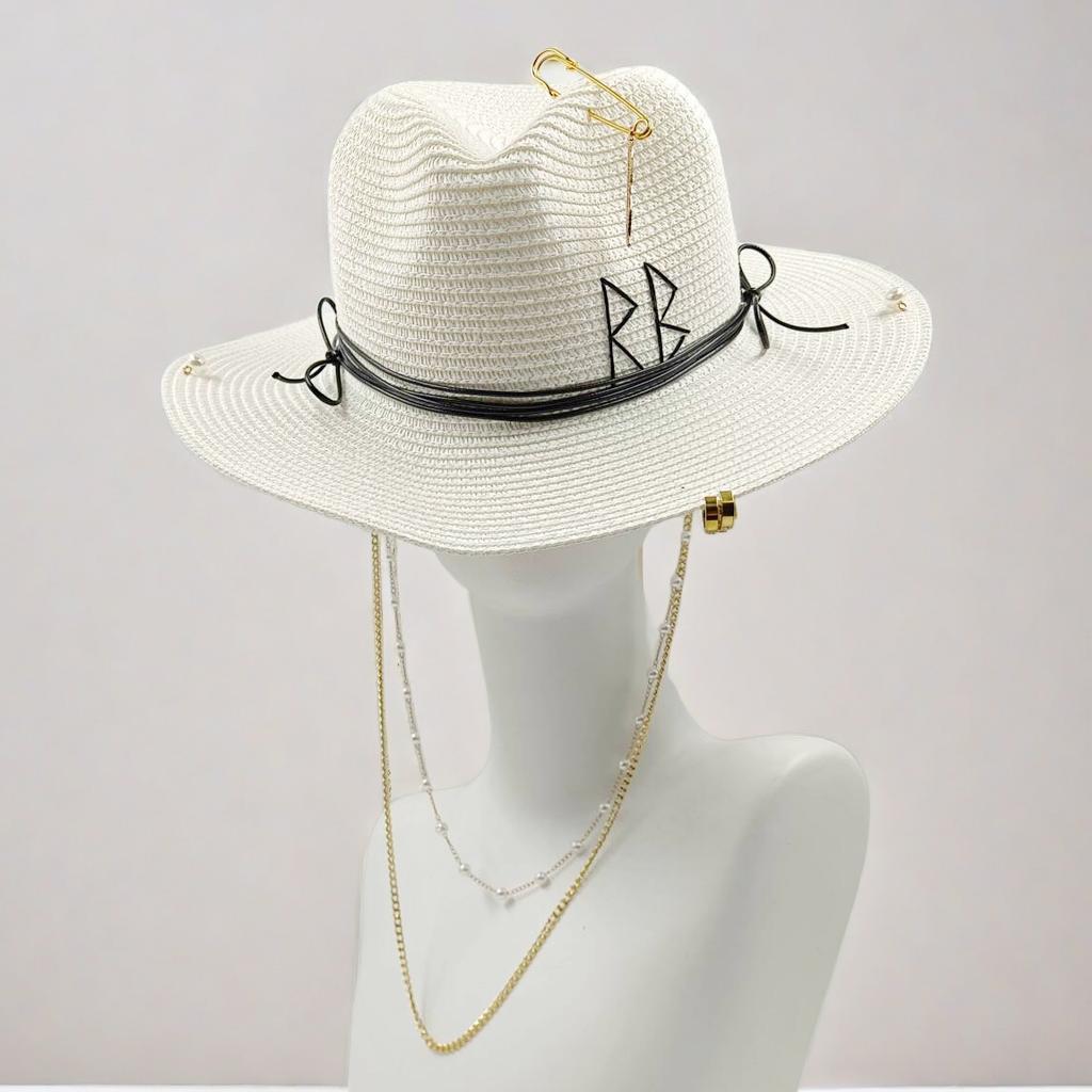 Women's Sun Hat Straw Hat  New Style Paired with Bikini Jazz Hip Hop Summer Hat Punk Fashion Style Beach Hat Church Hat