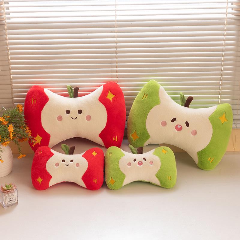 

Cute Cartoon Apple Lumbar Pillow - Fun Bed & Office Backrest Pillow Lumbar Pillow 42cm