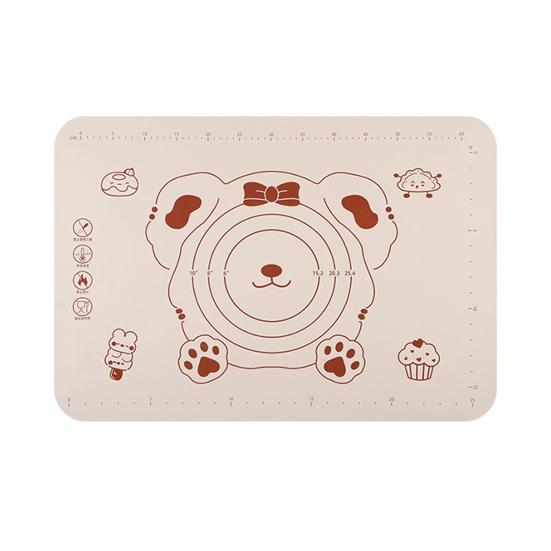 Yousheng Silicone Pad Baking Mat Sheet Kneading Dough Mat with Measurement Kitchen Rolling Mat Cookies Pizza Fondant Making Mat