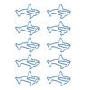 100Pcs Dolphin Shape Metal Paperclips Blue Cute Paper Clips Paper Clips  Document Organization