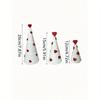 12/15/20cm Romantic Valentine's Day Love Christmas Tree Tabletop Decoration, Heart Decorative Proposal Wedding Party Scene Decoration