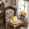 [J] 1Pcs Miniature Dollhouse Food Strawberry Milk Shake Ice Cream Beverage Cup Model Toy For Doll Accessories Gift