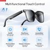 AI Bluetooth Sunglasses Multifunctional Wireless Earphones Stereo Sound Earbuds Touch Control Headphones Sports Headsets HD Call
